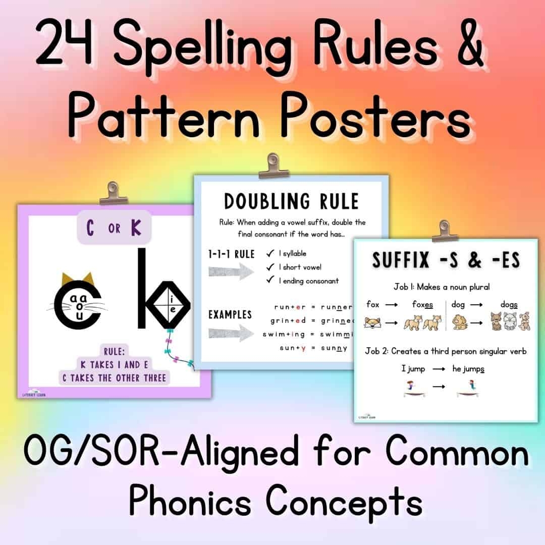 Spelling Rules Which Rules To Teach Free Printables Literacy Learn