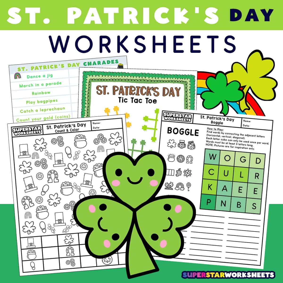 St Patrick S Day Worksheets Free Printables Superstar Worksheets St Patrick S Day Worksheets Free Printables Superstar Worksheets