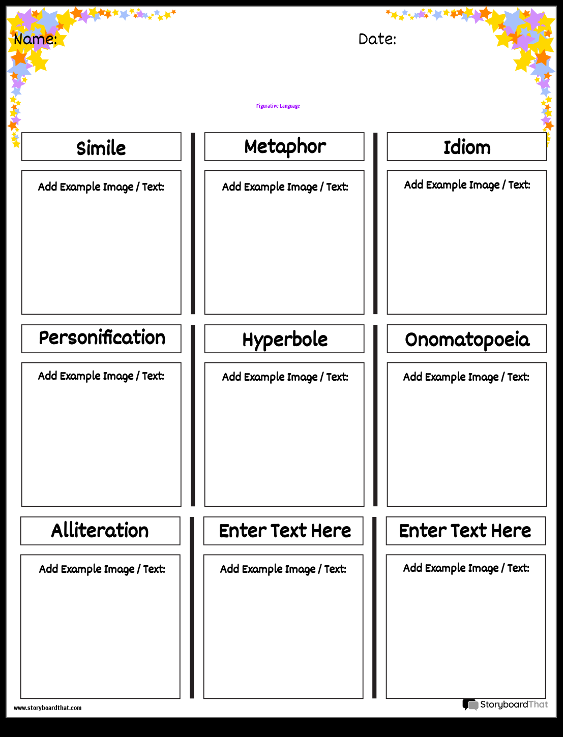 Figurative Language Worksheets