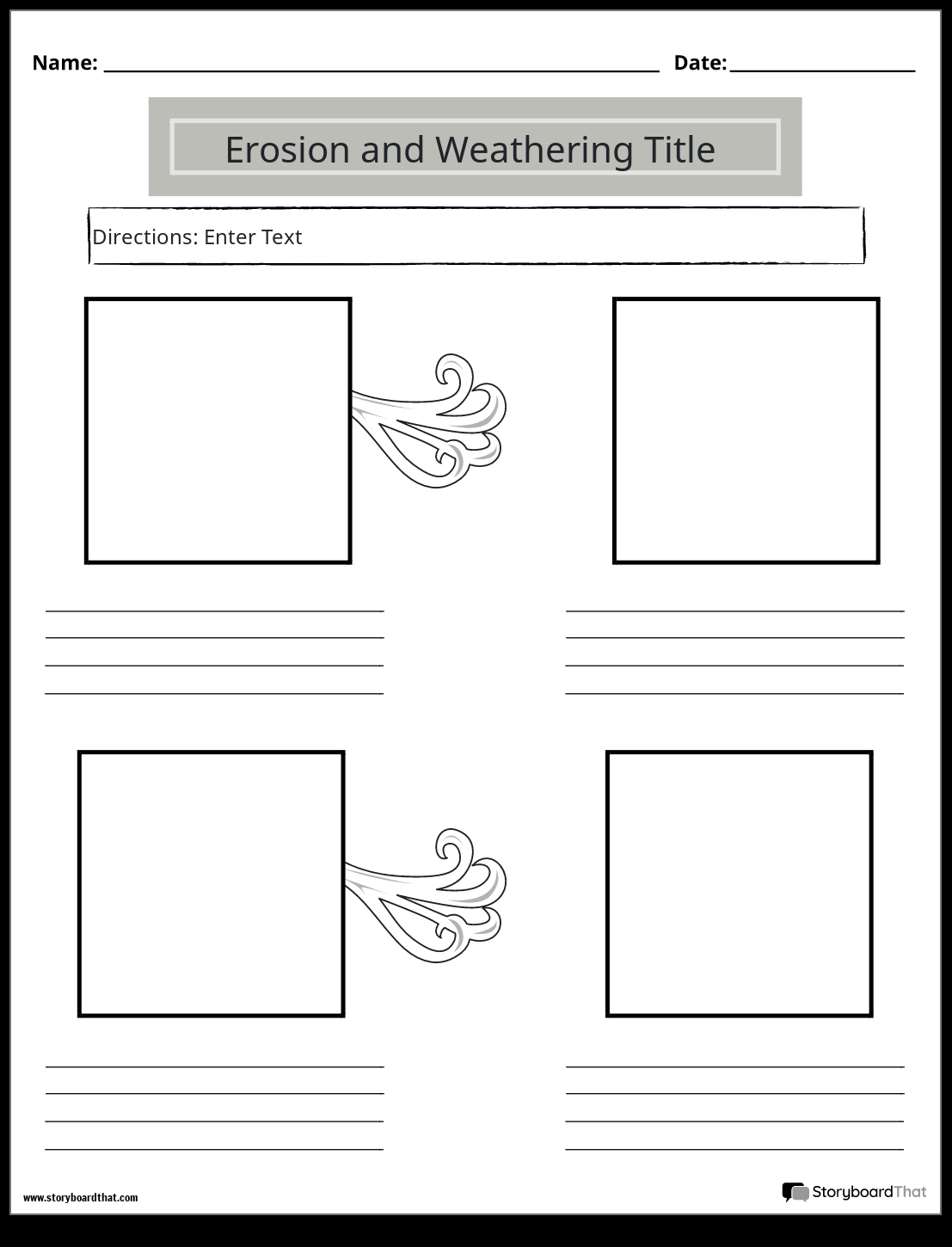 Storyboard That Free Weathering Worksheets Storyboard That Free Weathering Worksheets