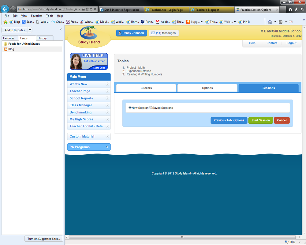 Study Island With Clickers The 21st Century Classroom