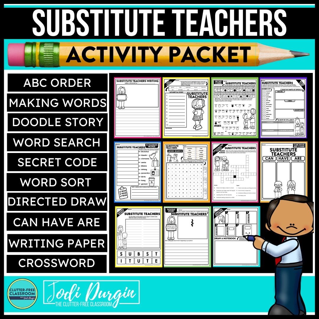 Substitute Teacher Worksheets For Elementary Students In 2026 Teaching With Jodi Durgin And Company Substitute Teacher Worksheets For Elementary Students In 2026 Teaching With Jodi Durgin And Company