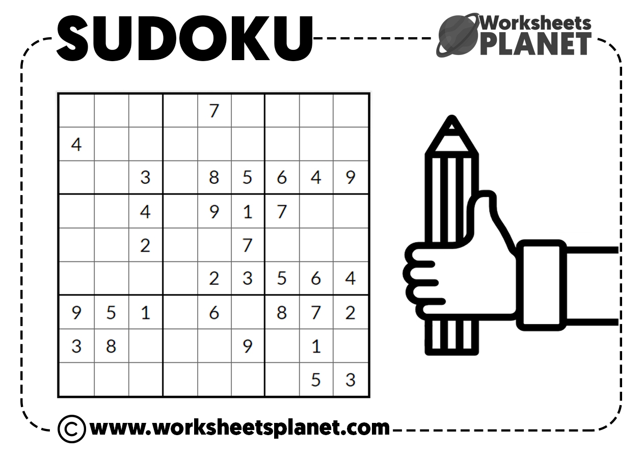 SUDOKUS For KIDS Math Sudoku Puzzles Ready To Print Worksheets Library