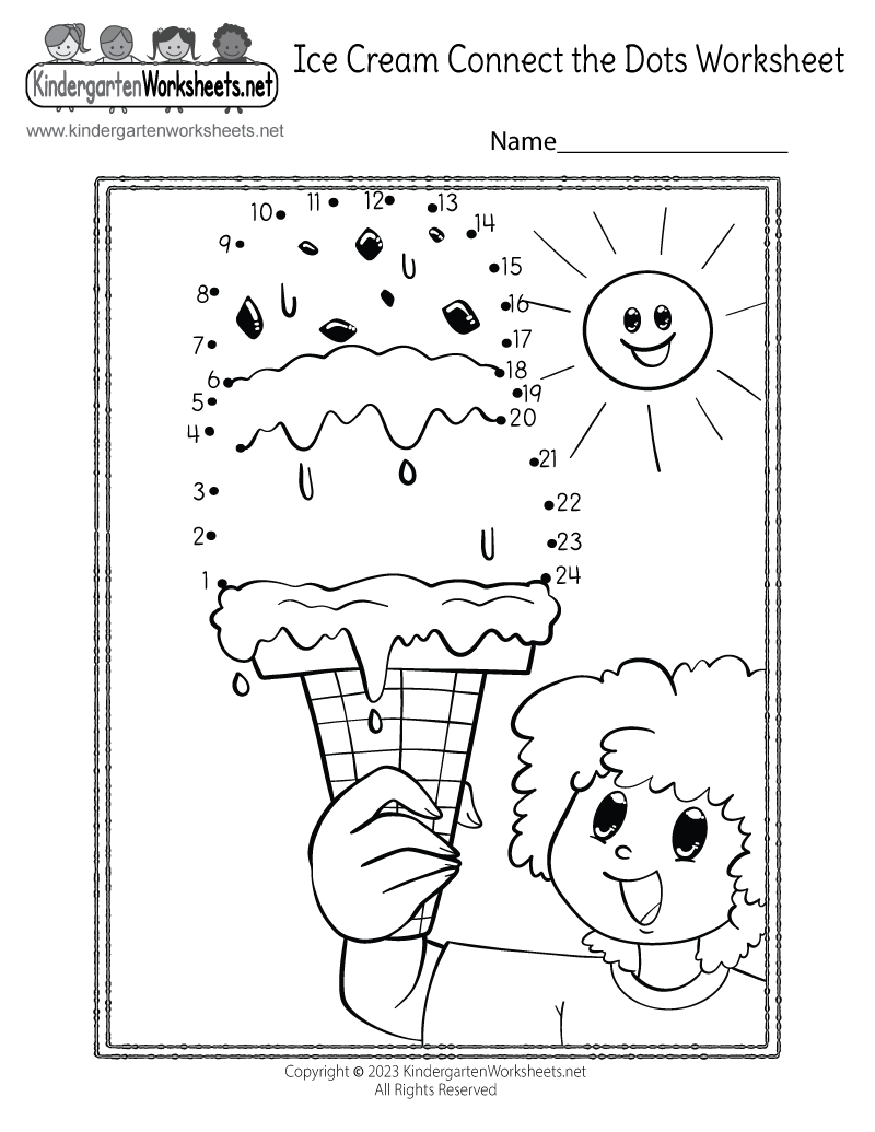 Free Printable Cat Connect The Dots Worksheet For Preschool