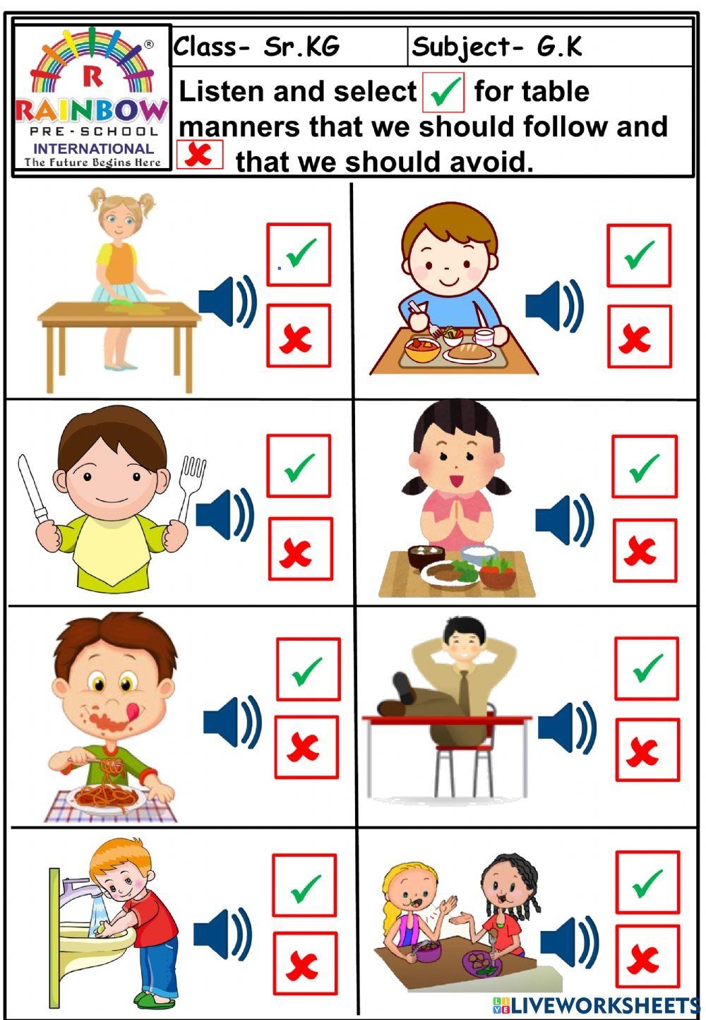 10 Table Manners Printable Ideas To Save Today Table Manners Manners Manners For Kids And More