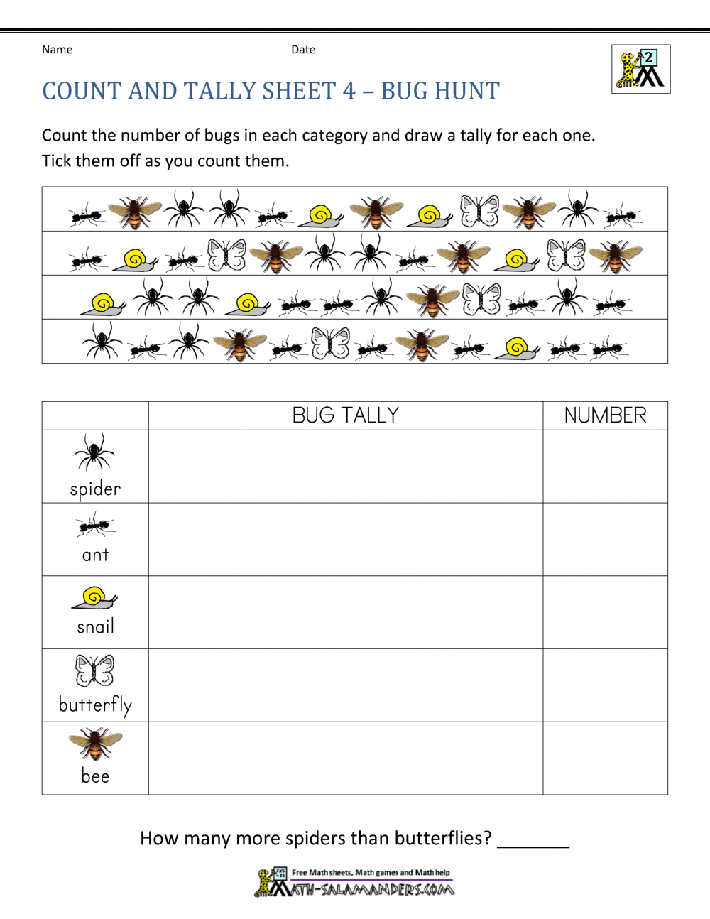 Tally Chart Worksheets Tally Chart Worksheets