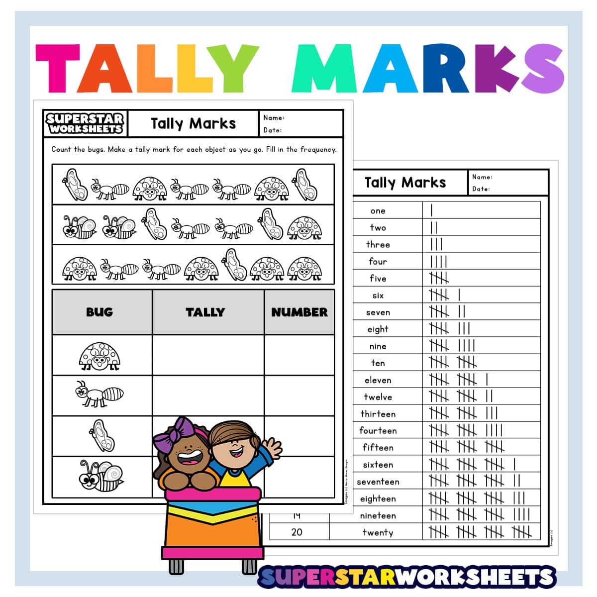 Tally Marks Superstar Worksheets Tally Marks Superstar Worksheets