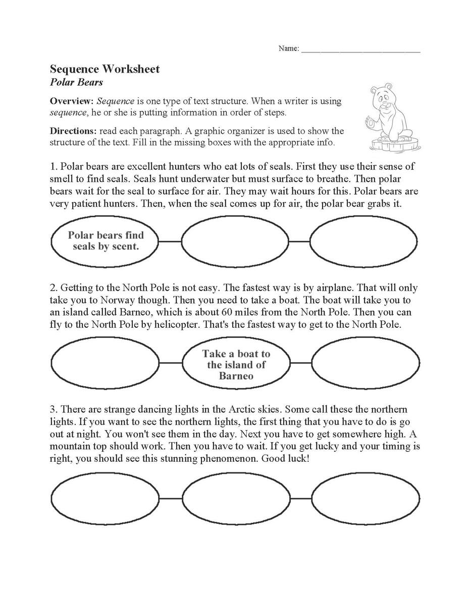 Text Structure Worksheets Free For Primary Grades