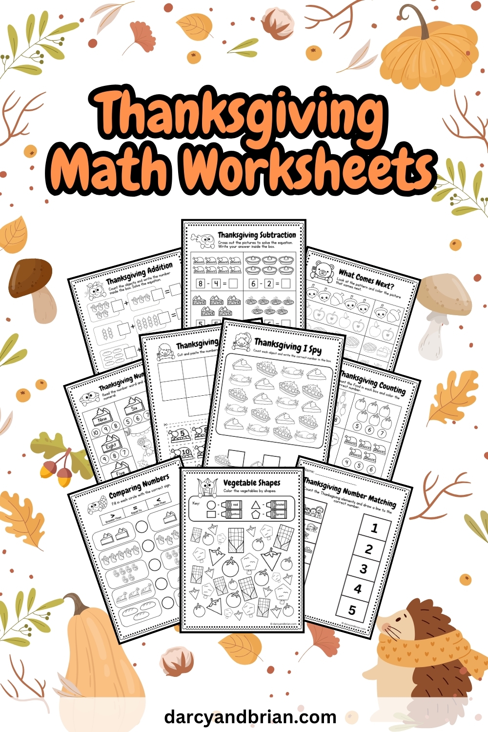 Thanksgiving Math Worksheets Free Printables For Kids Thanksgiving Math Worksheets Free Printables For Kids