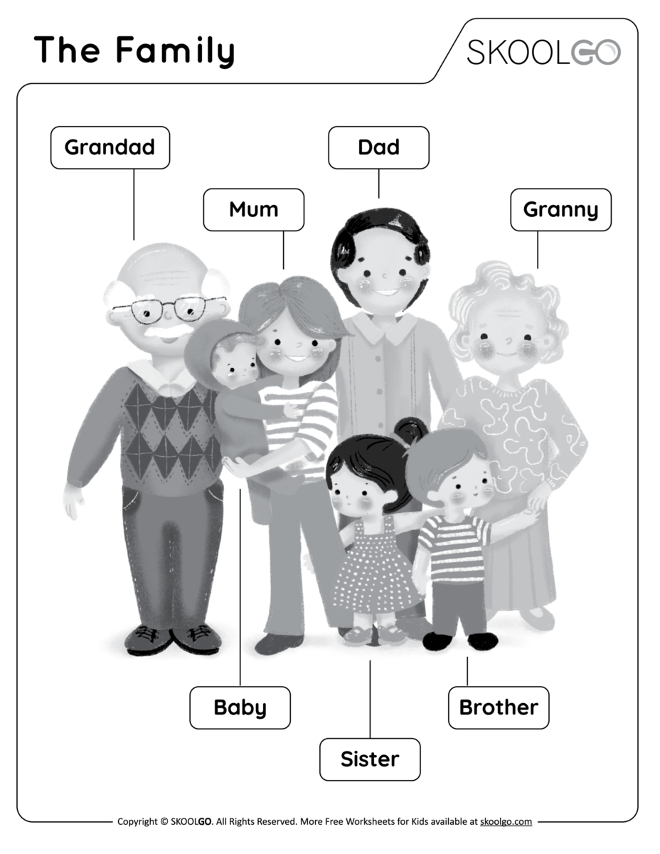 The Family Free Worksheet SKOOLGO The Family Free Worksheet SKOOLGO