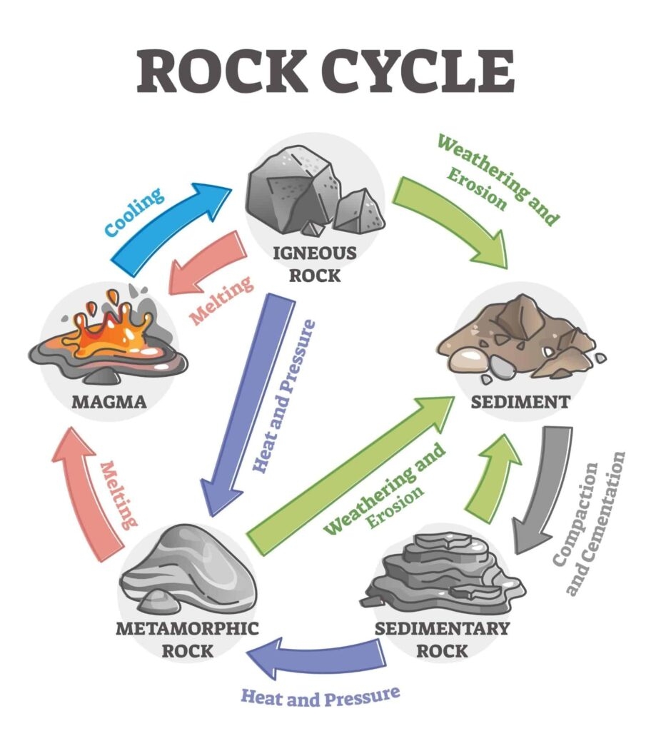 The Rock Cycle Explained Activities Worksheets The Homeschool Scientist
