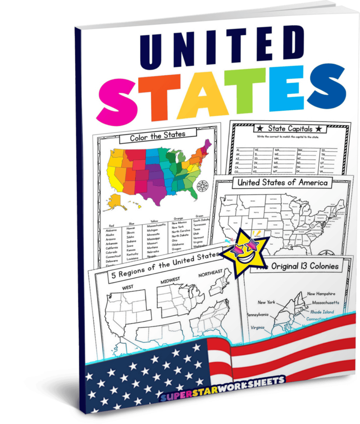 USA Map Worksheets Free Printables Superstar Worksheets