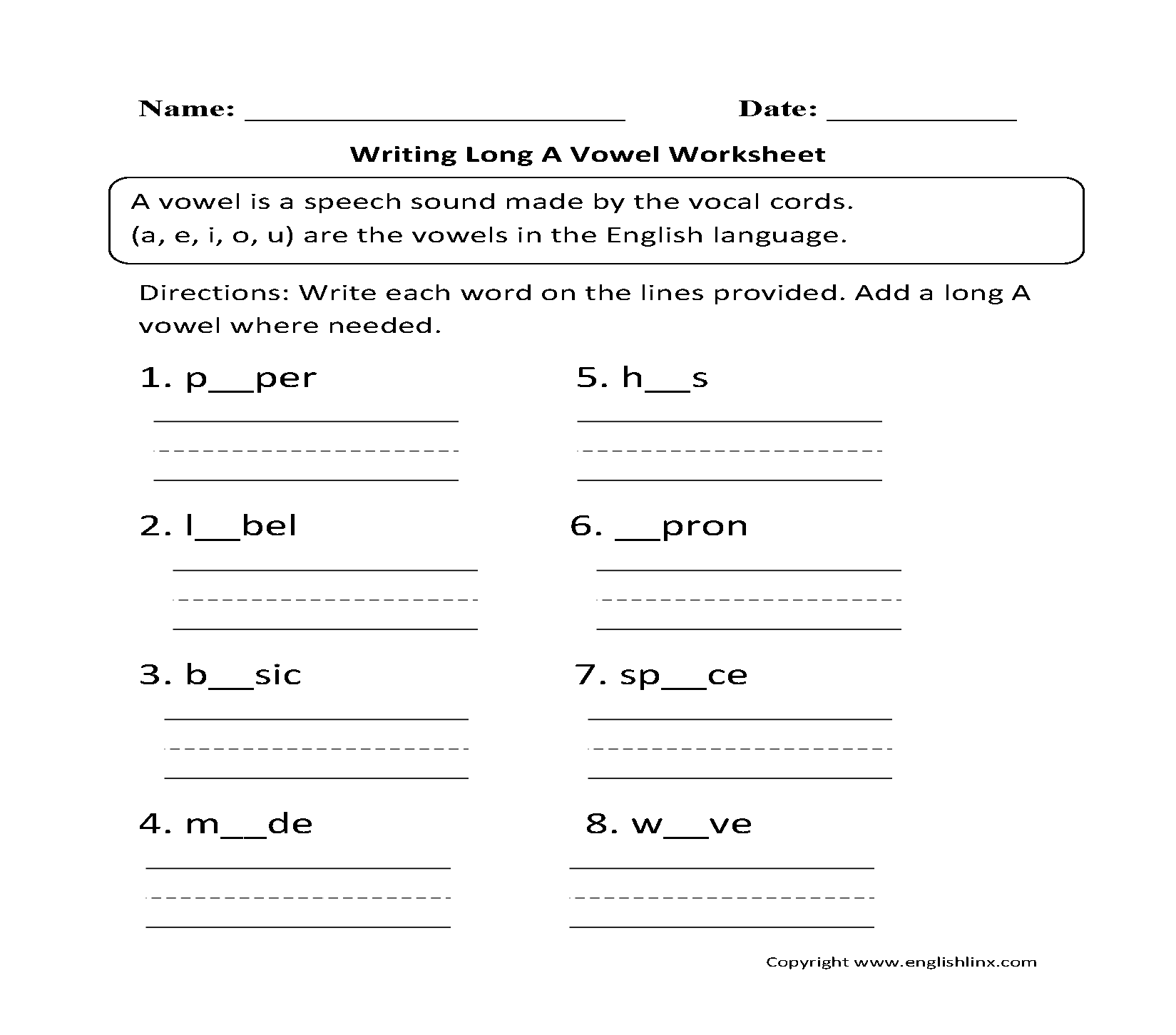 Vowels Worksheets Printable Long And Short Vowel Phonics Practice Vowels Worksheets Printable Long And Short Vowel Phonics Practice