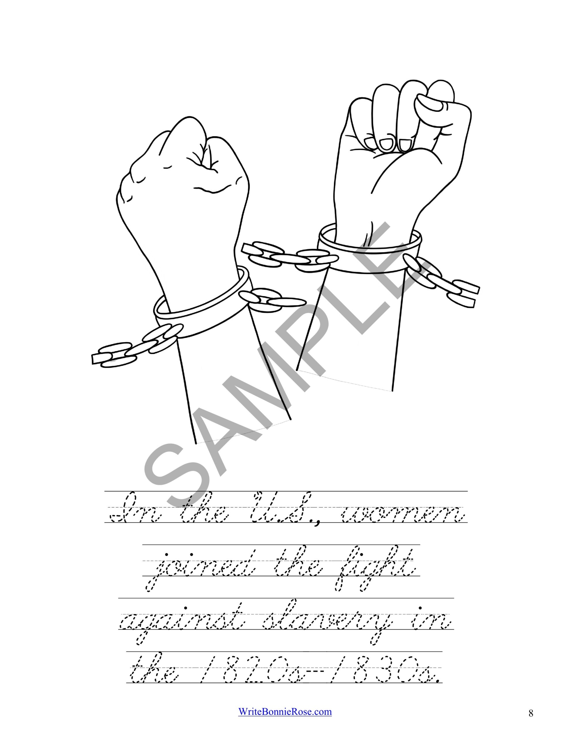 Women S Suffrage The Nineteenth Amendment Coloring Book Level C Made By Teachers