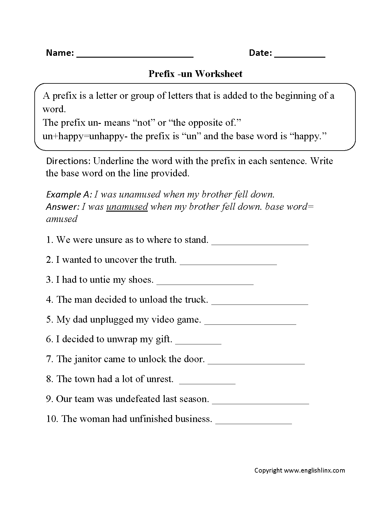 Worksheets Library Prefixes Worksheets Worksheets Library